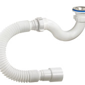 Сифон 1 1/2''*40 для душових піддонів, з гнучкою трубою 375*40*40/50, з трубою 45*40/50 (E116EU) Сифон 1 1/2''*40 для душових піддонів, з гнучкою трубою 375*40*40/50, з трубою 45*40/50 (E116EU)