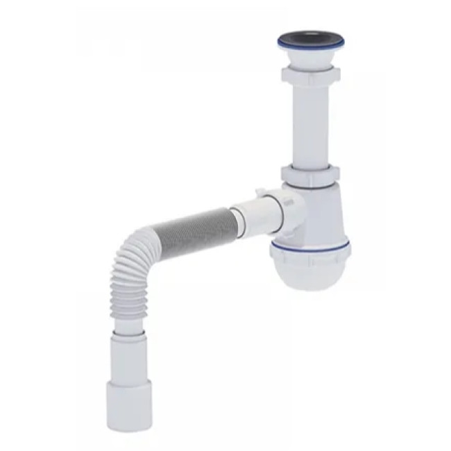 Сифон Ані Грот 1 1/2'*40 із гнучкою трубою 40х40/50 (А0115EU)