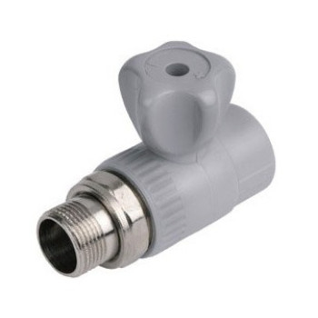 PP-R шаровой кран для радиаторов 20x1/2'