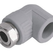 PP-R угол с накидной гайкой 20x1/2'