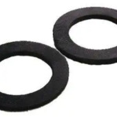 Прокладка гумова 1' (2 мм) 30*20*2 (завод) (100шт)