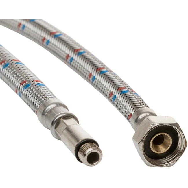 AC Шланг подводка М10*1/2' 1,5 м. длинная игла ГРИФ 75 шт