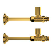 Набор прямого радиаторного вентиля с удлинителем MIRAYA LOTUS