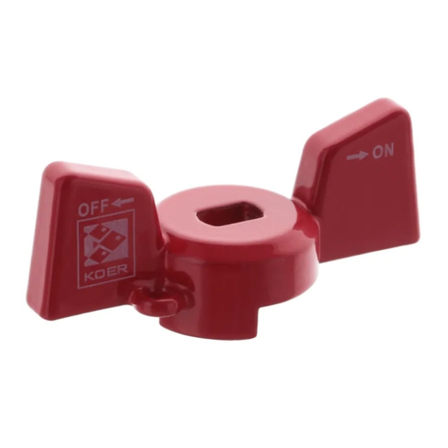 Красная ручка для шарового крана MIRAYA серии B